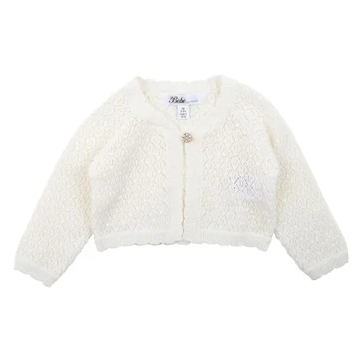 BÉBÉ POINTELLE CARDIGAN