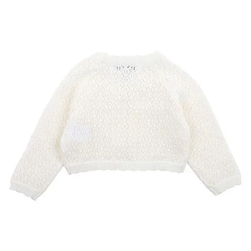 BÉBÉ POINTELLE CARDIGAN