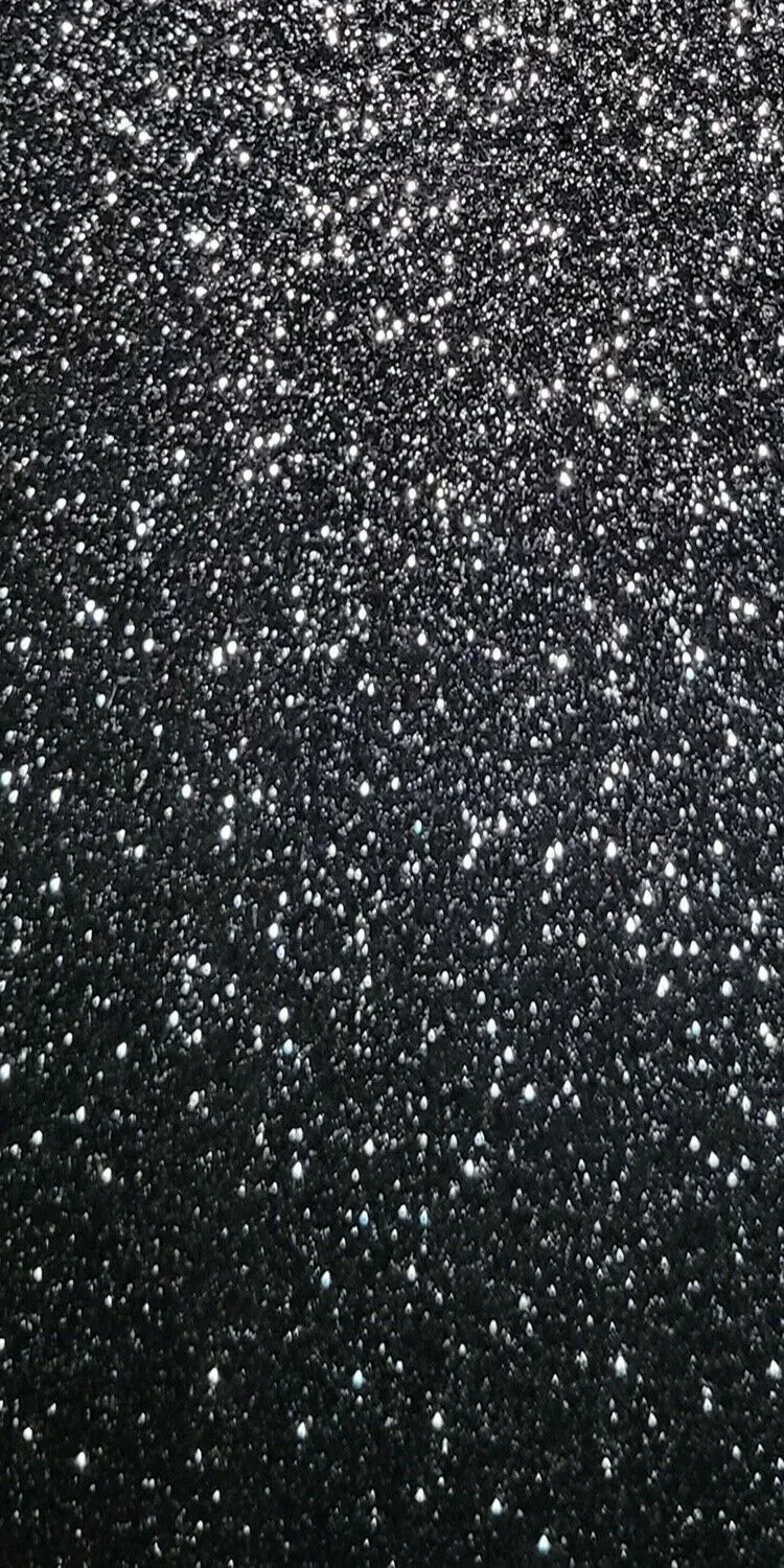 Black Glitter Acrylic (1pc) 3mmx4"x6" Jewelry Crafts Inlay