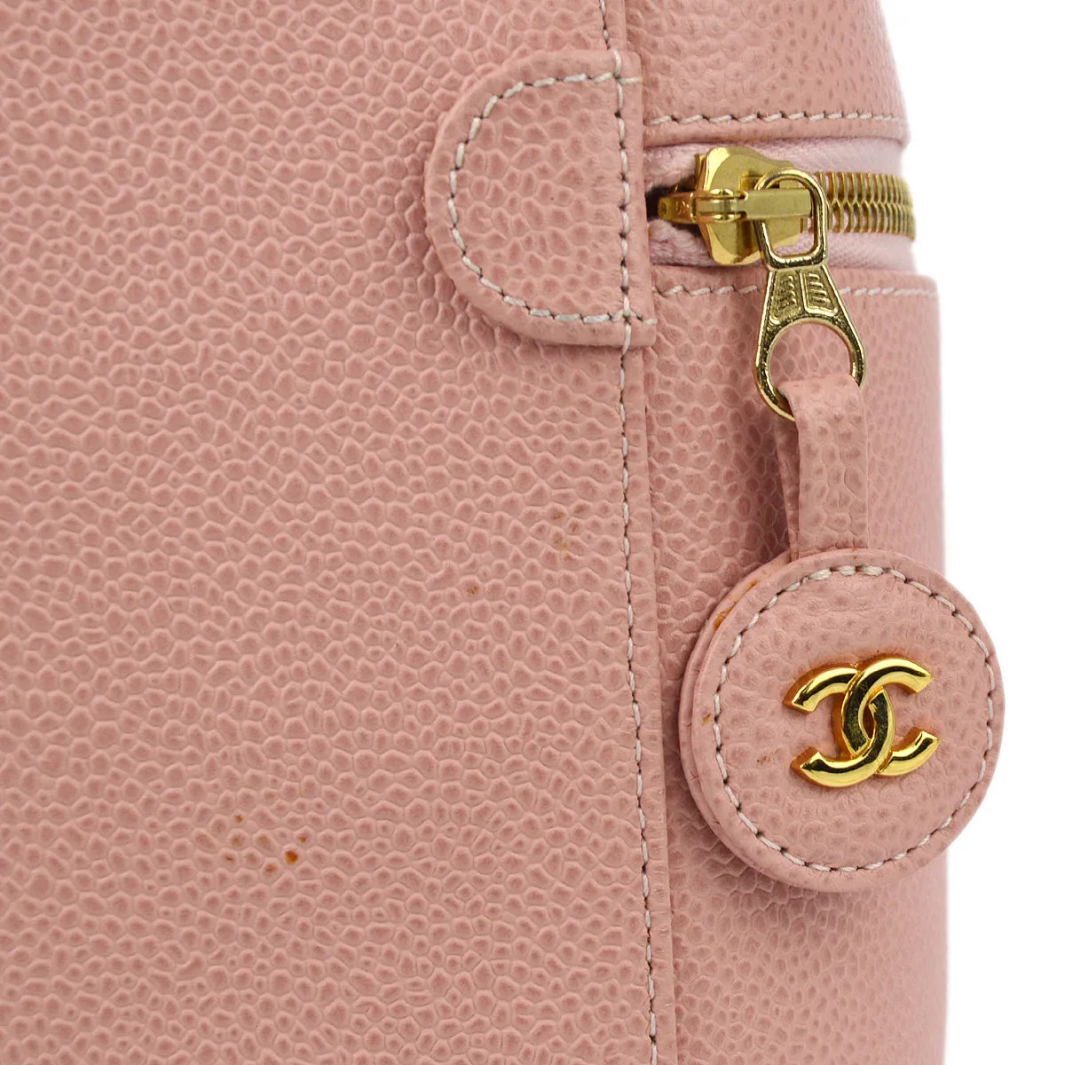 Chanel 2001-2003 Caviar Timeless Vanity Handbag