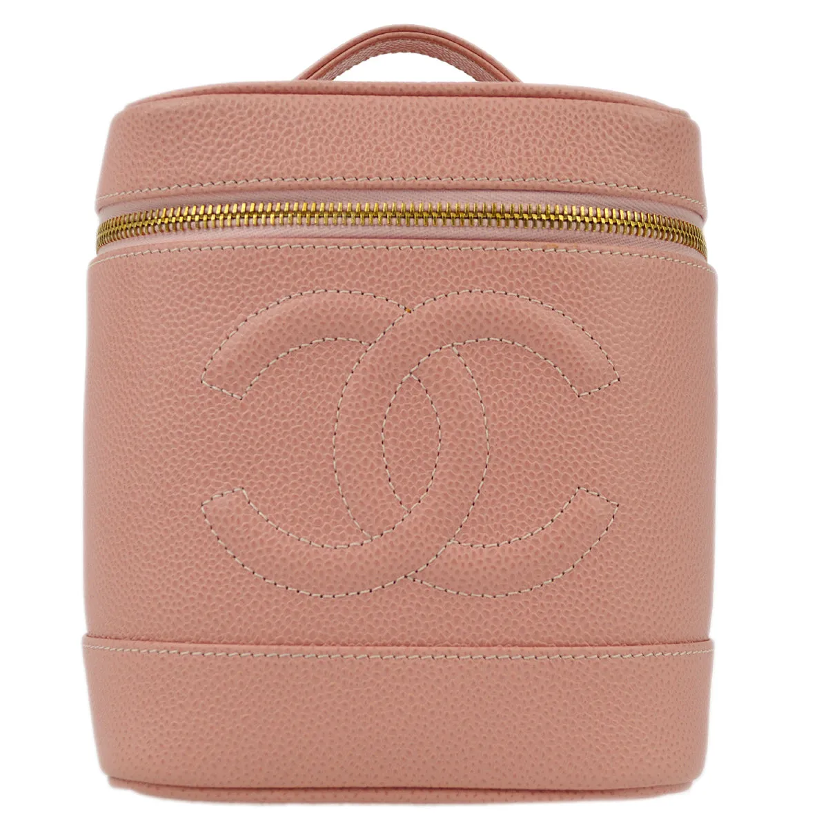 Chanel 2001-2003 Caviar Timeless Vanity Handbag