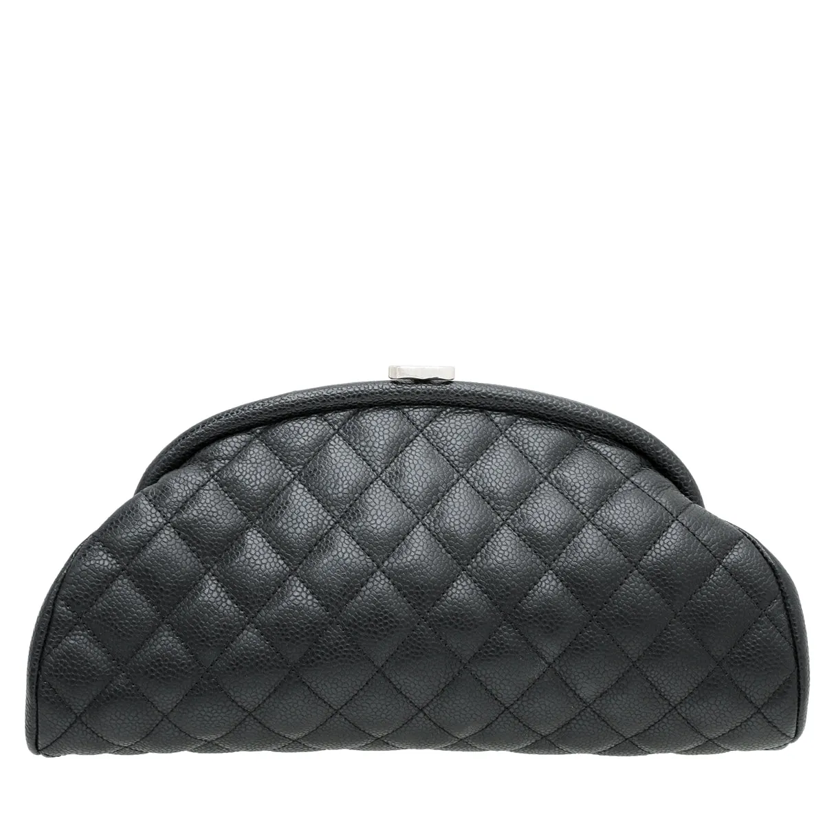 Chanel Black CC Timeless Clutch