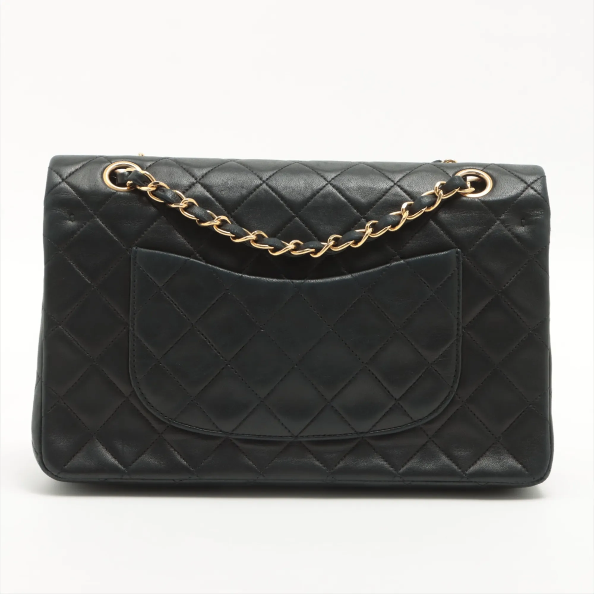 Chanel Black Leather Timeless shoulder bag