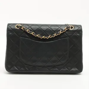 Chanel Black Leather Timeless shoulder bag