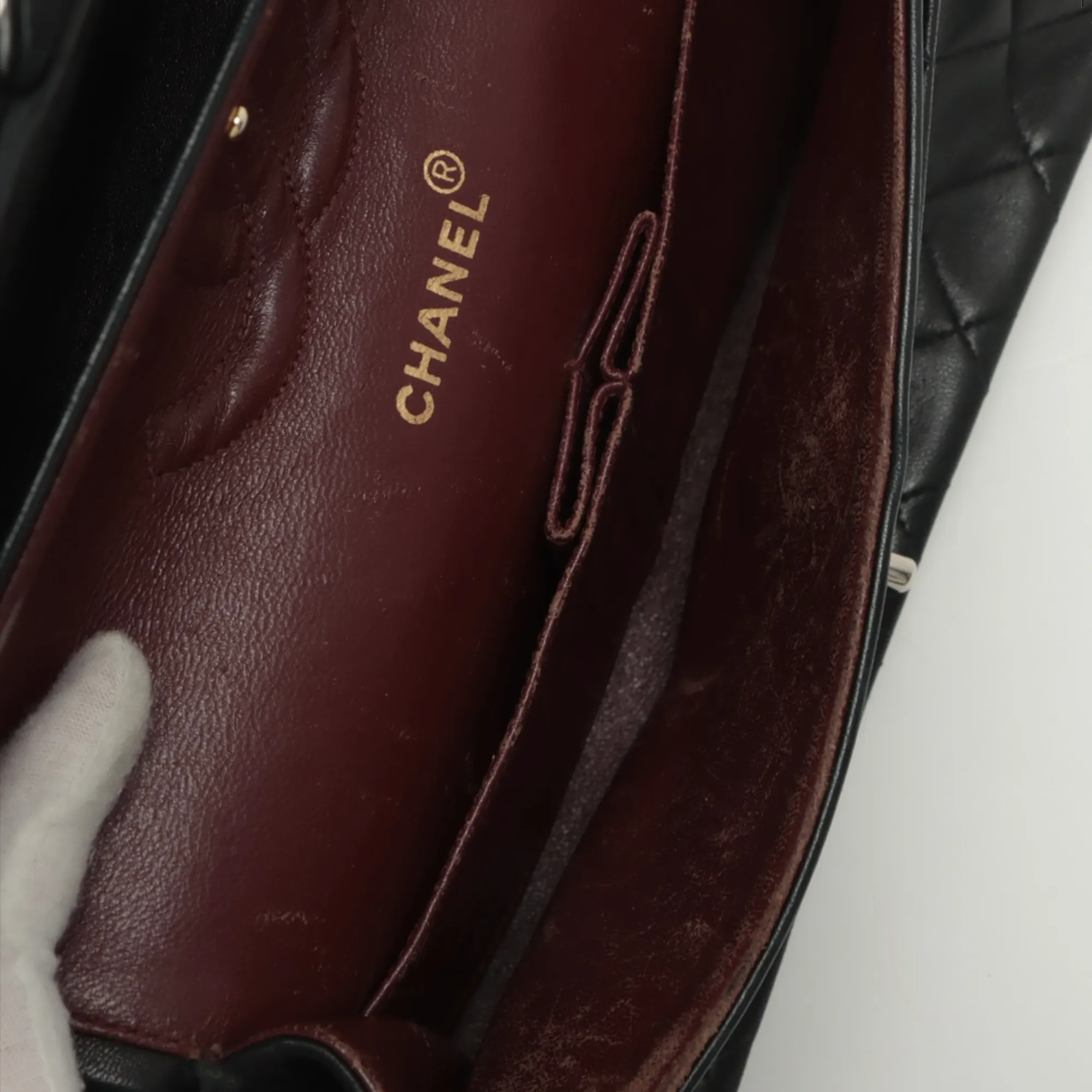 Chanel Black Leather Timeless shoulder bag