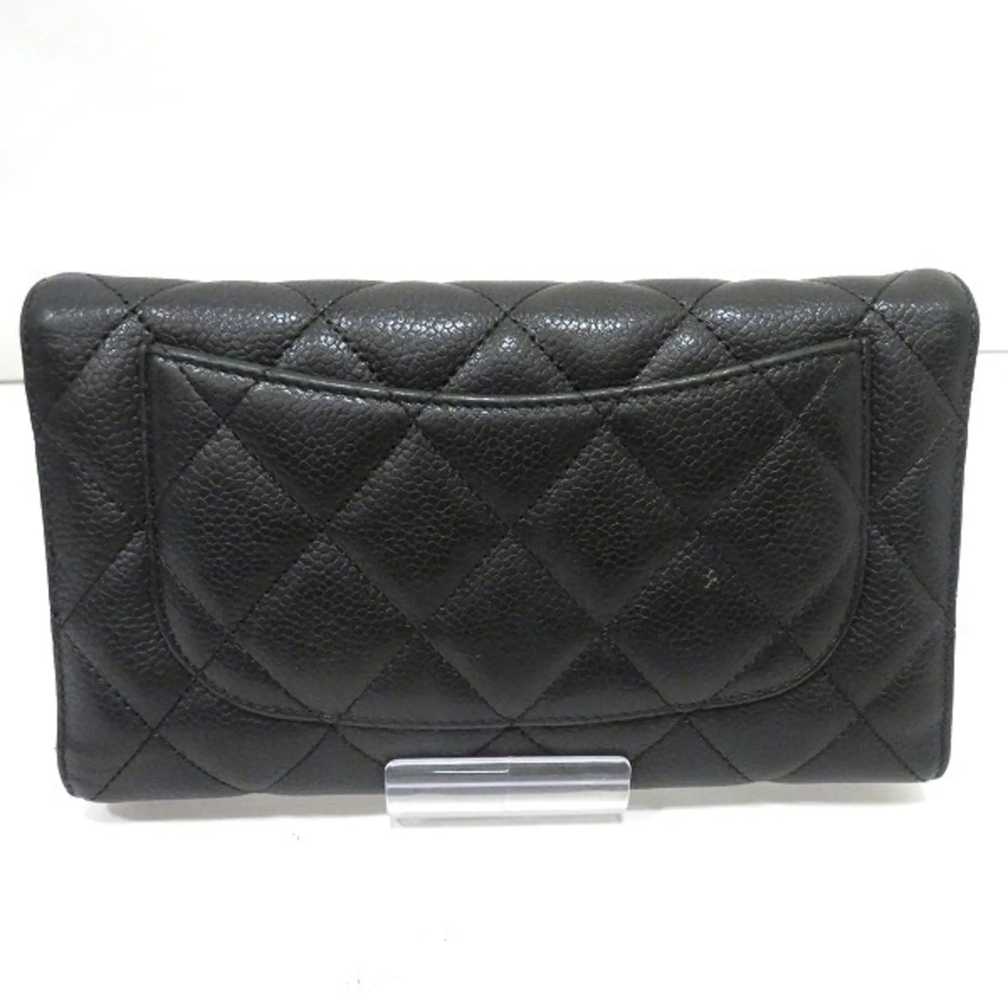 Chanel Black Leather Timeless wallet accessories