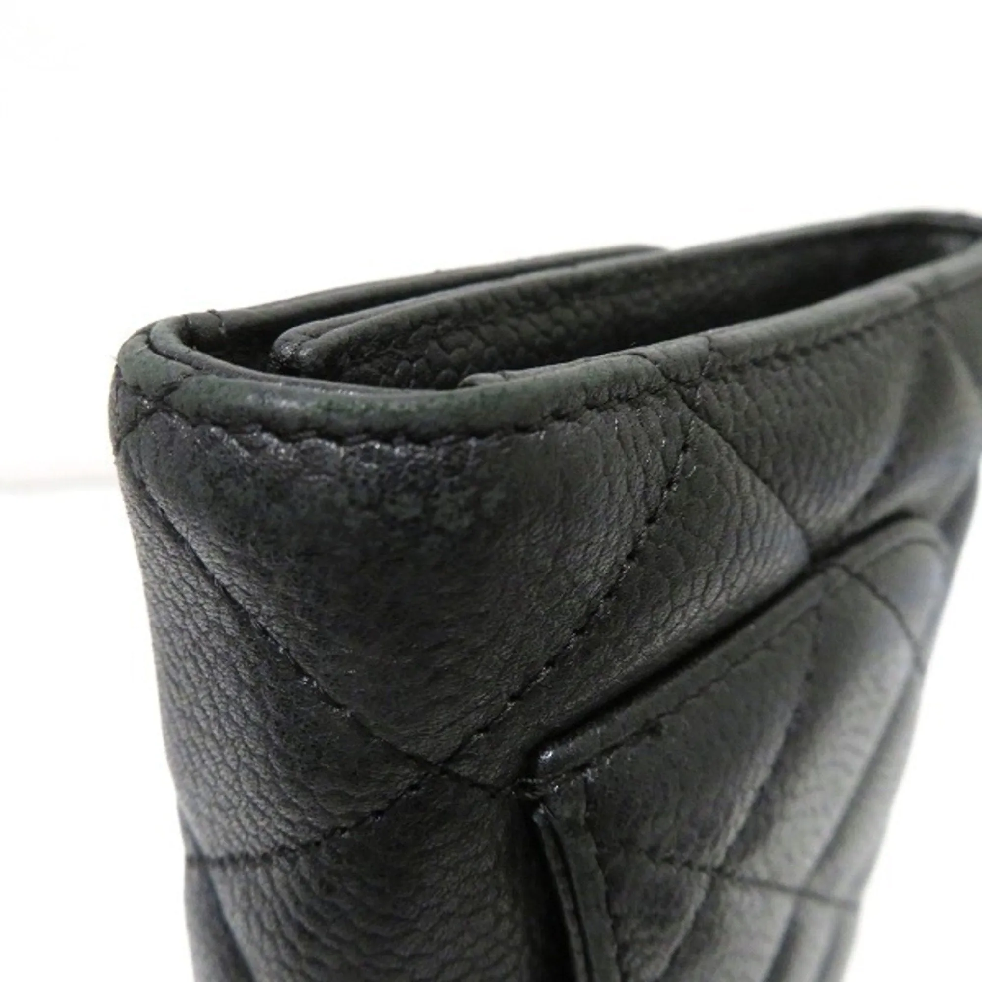 Chanel Black Leather Timeless wallet accessories