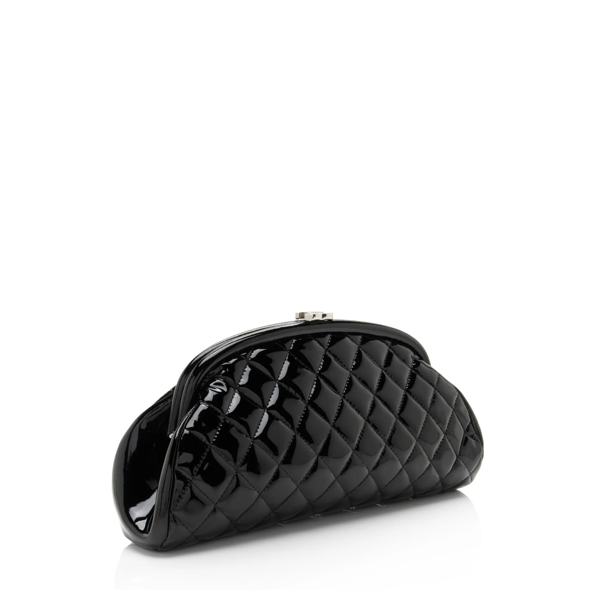 Chanel Patent Leather Timeless Clutch (SHF-QRt3pK)
