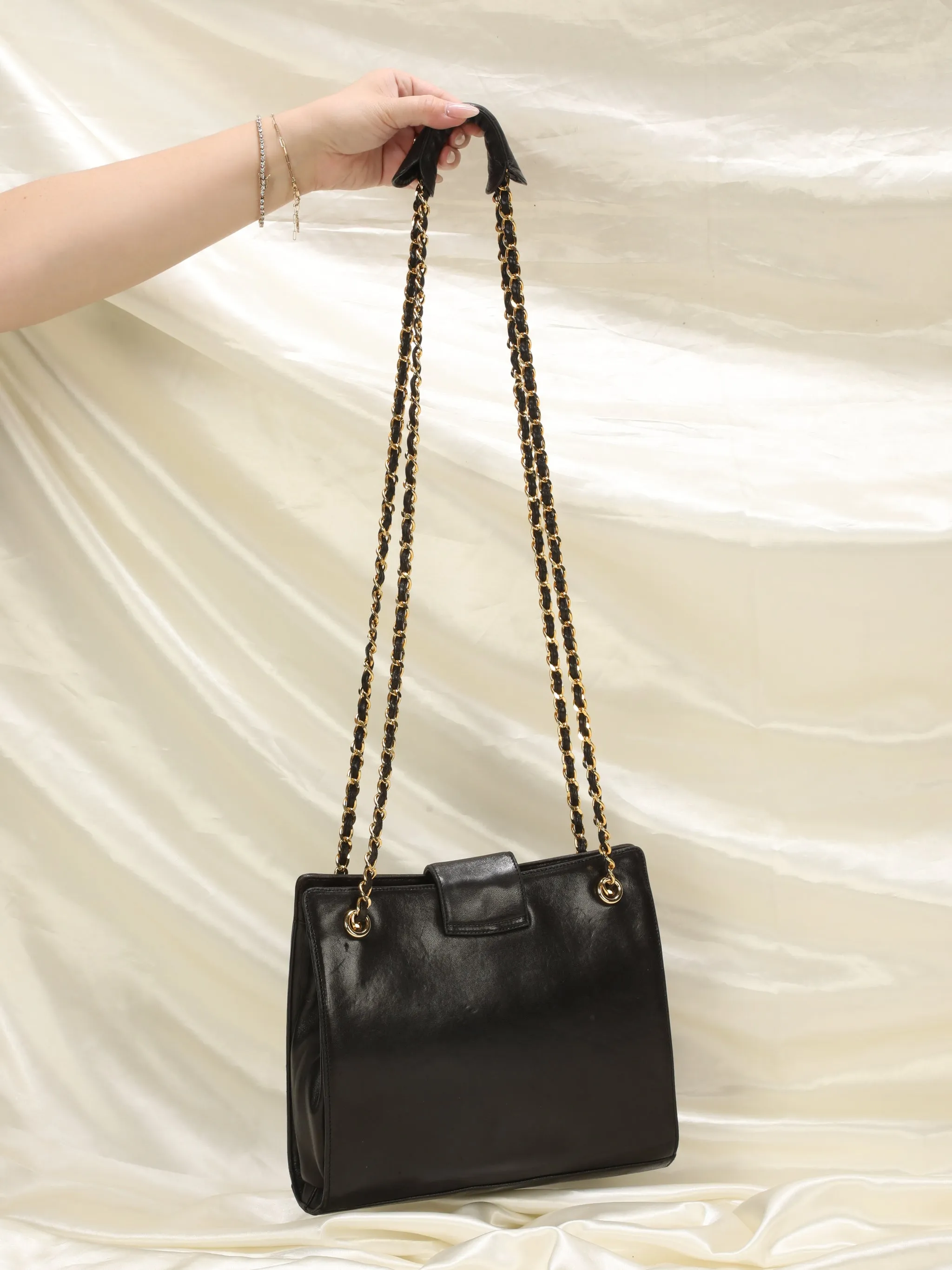 Chanel Timeless Lambskin Chain Tote