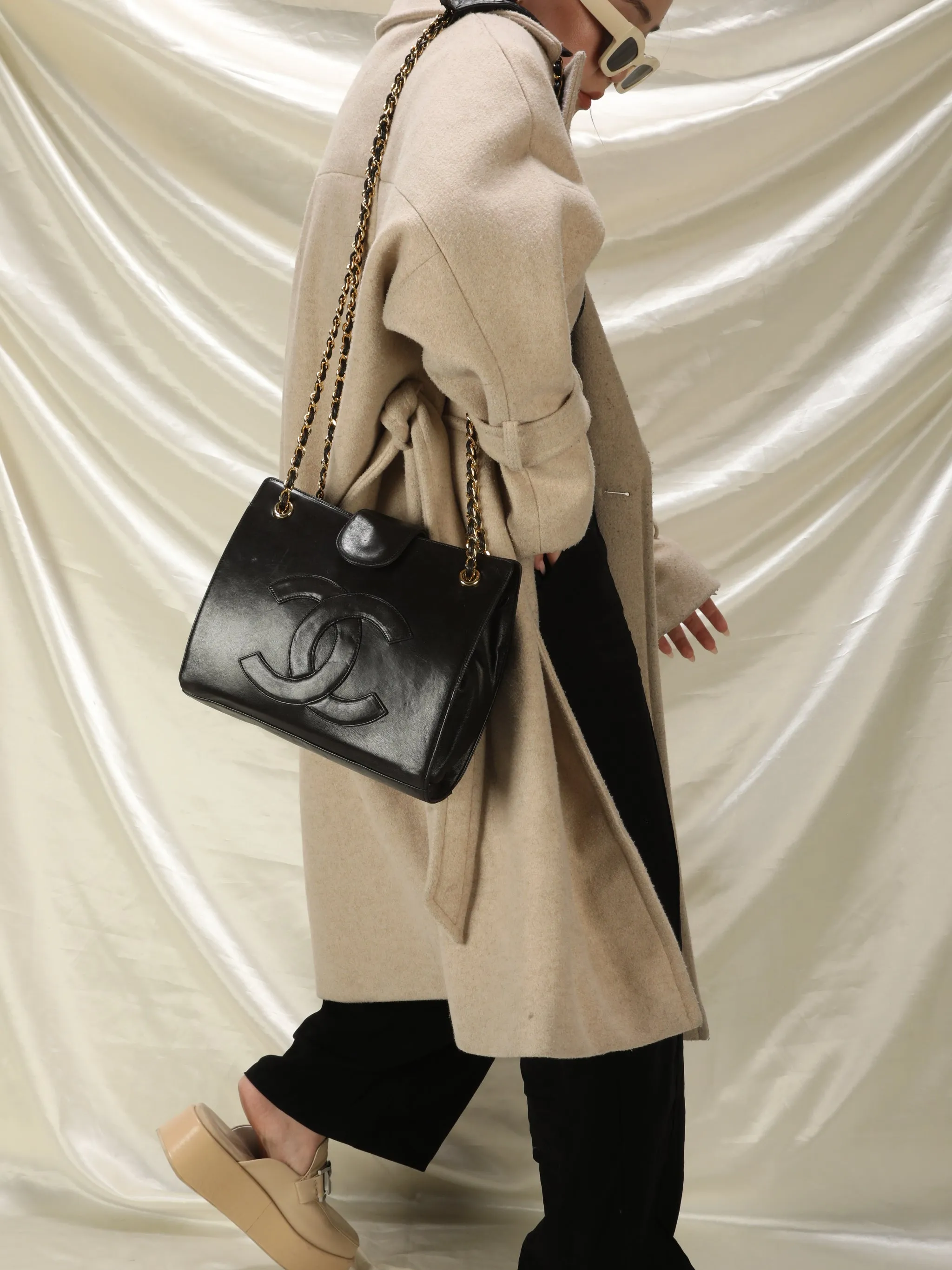 Chanel Timeless Lambskin Chain Tote