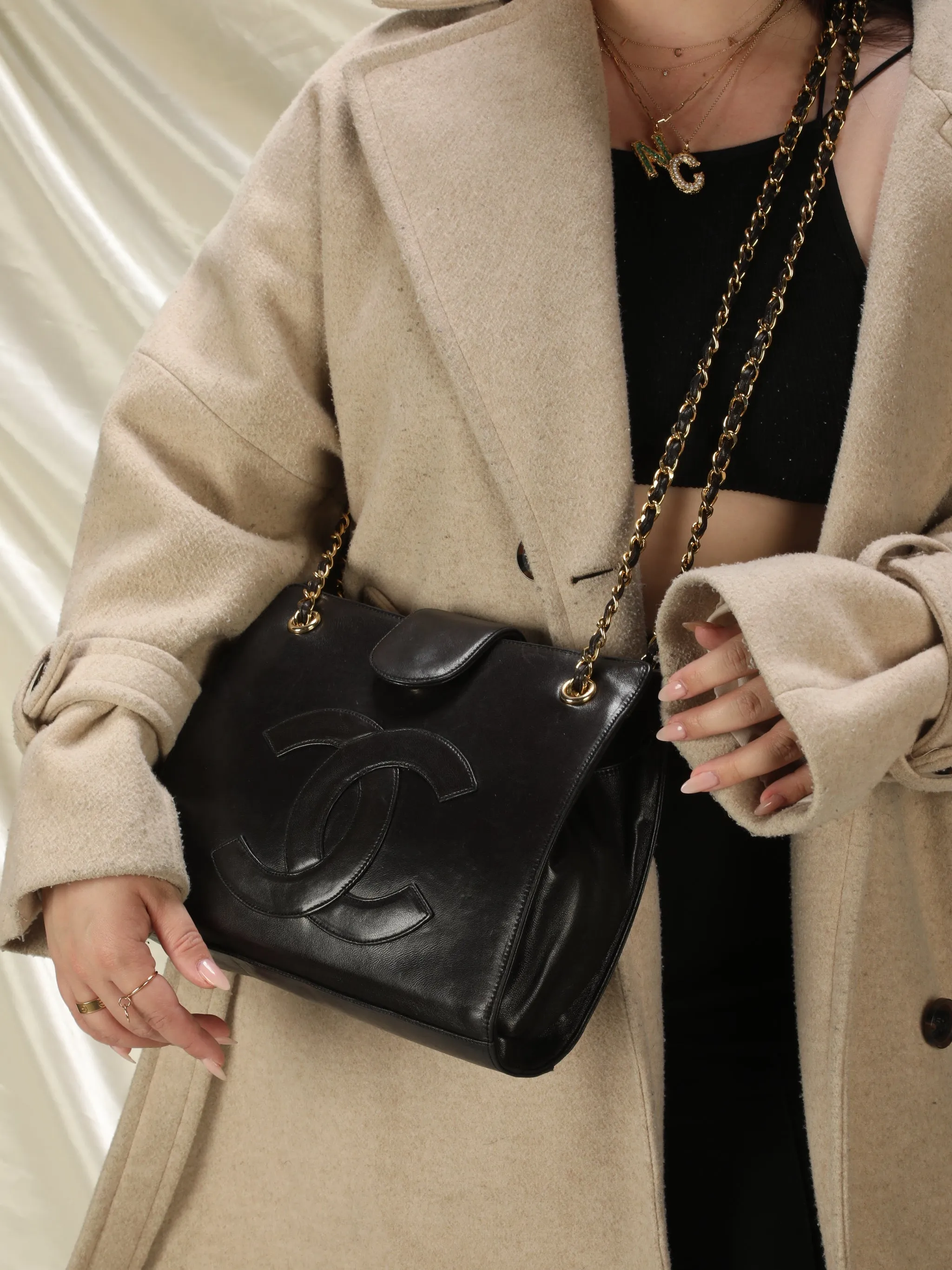 Chanel Timeless Lambskin Chain Tote