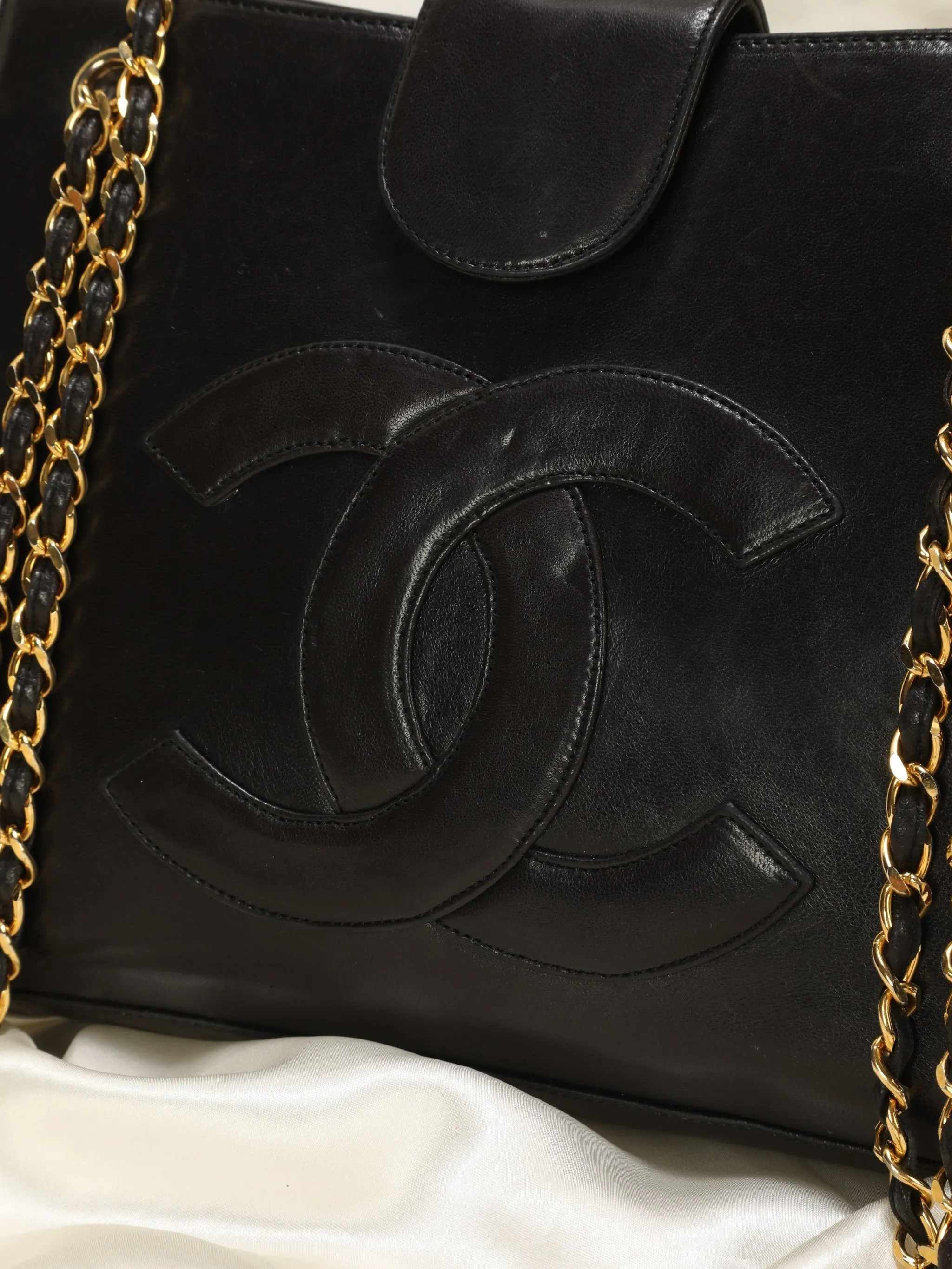 Chanel Timeless Lambskin Chain Tote