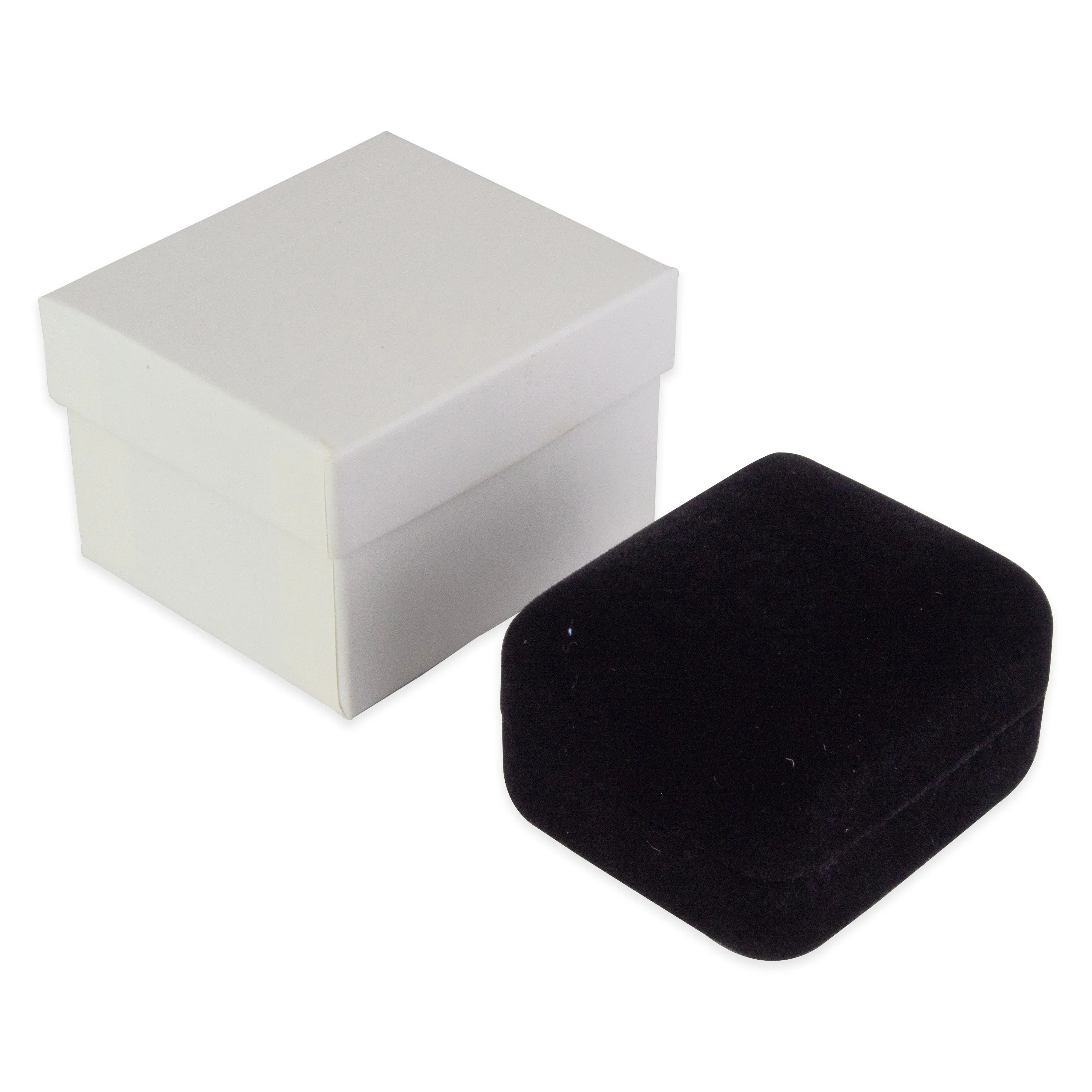 Classic Black Velvet Earring Jewelry Gift Box
