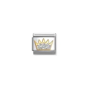 Composable Classic Glitter Crown Link - 030220/21