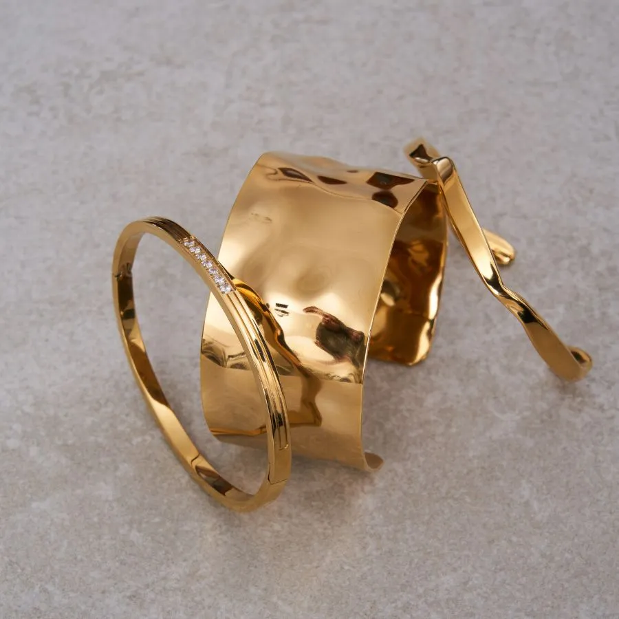 Irene Timeless Armreif 18K Vergoldet