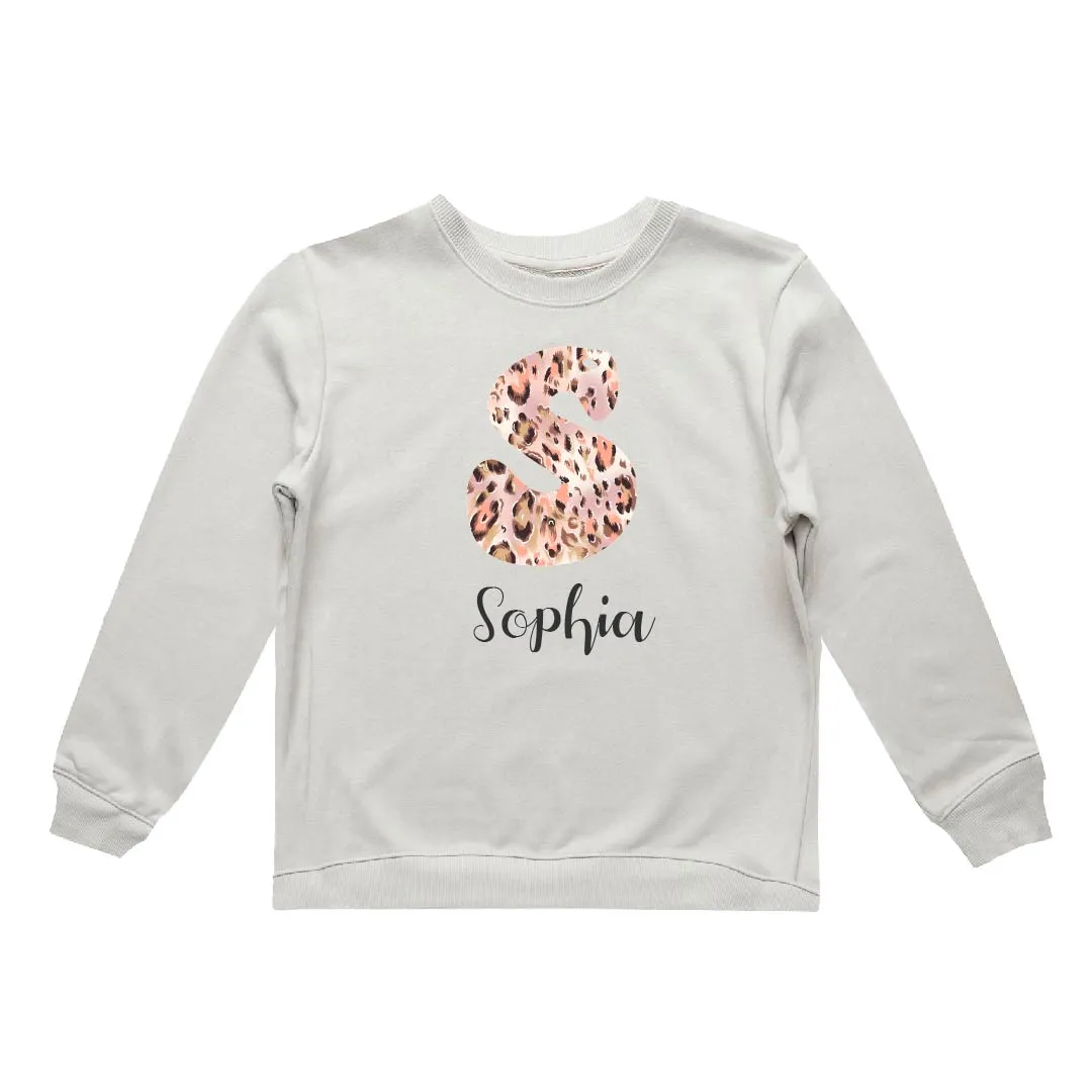 Leopard Letter | Girls | Jumper