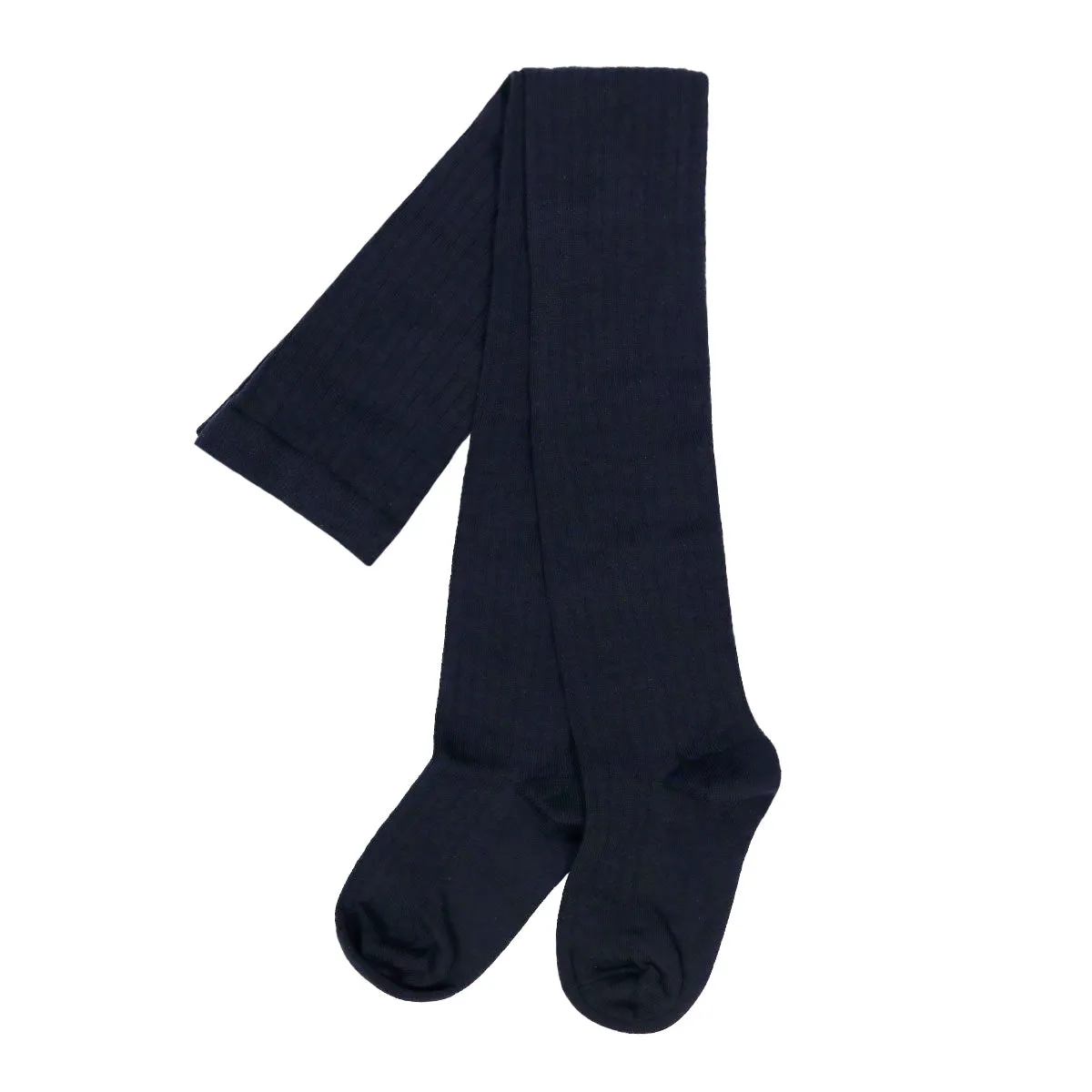 Navy Rib Tights