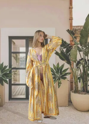 Paradise Mustard Kimono