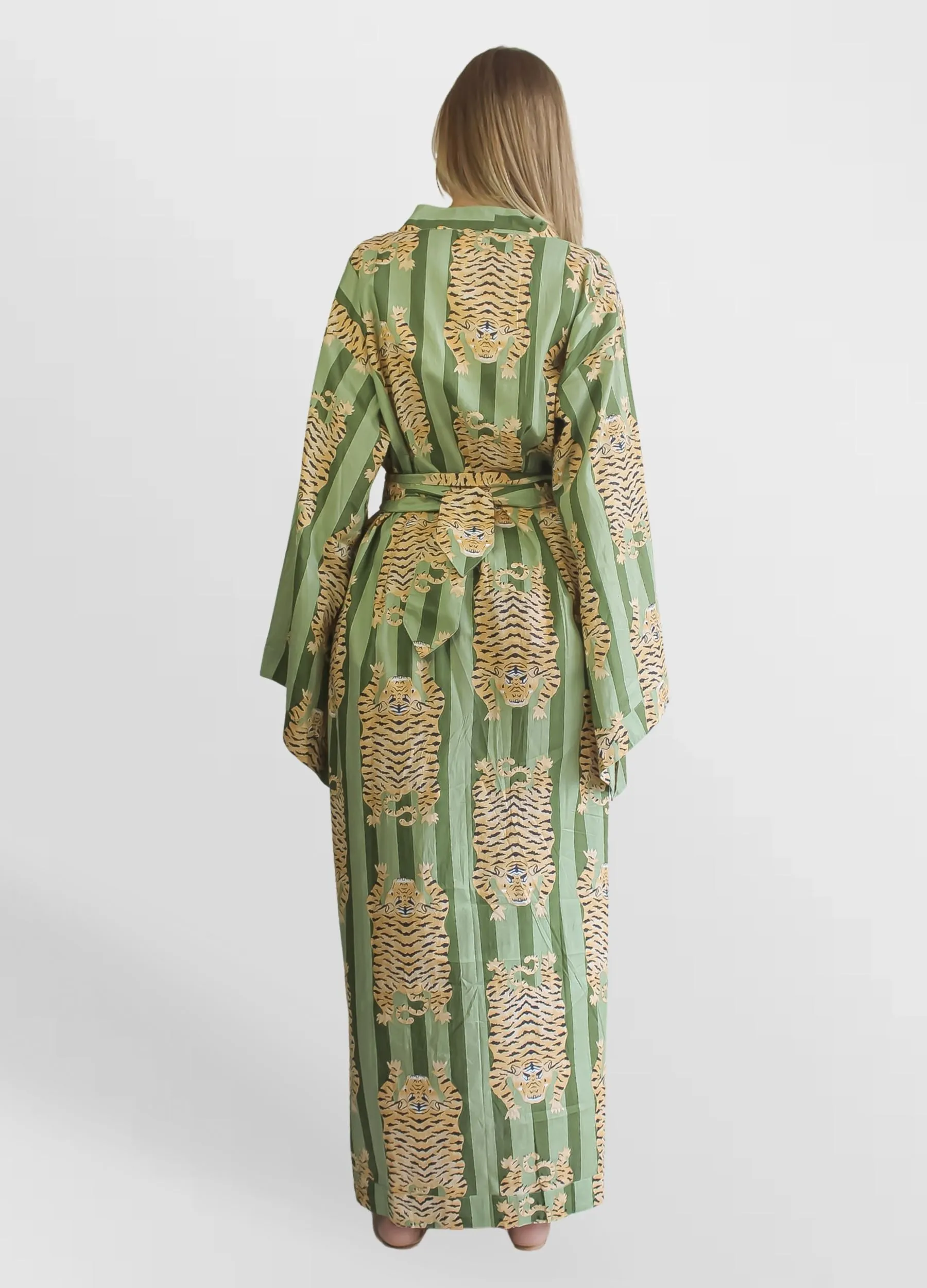 Paradise Olive Kimono