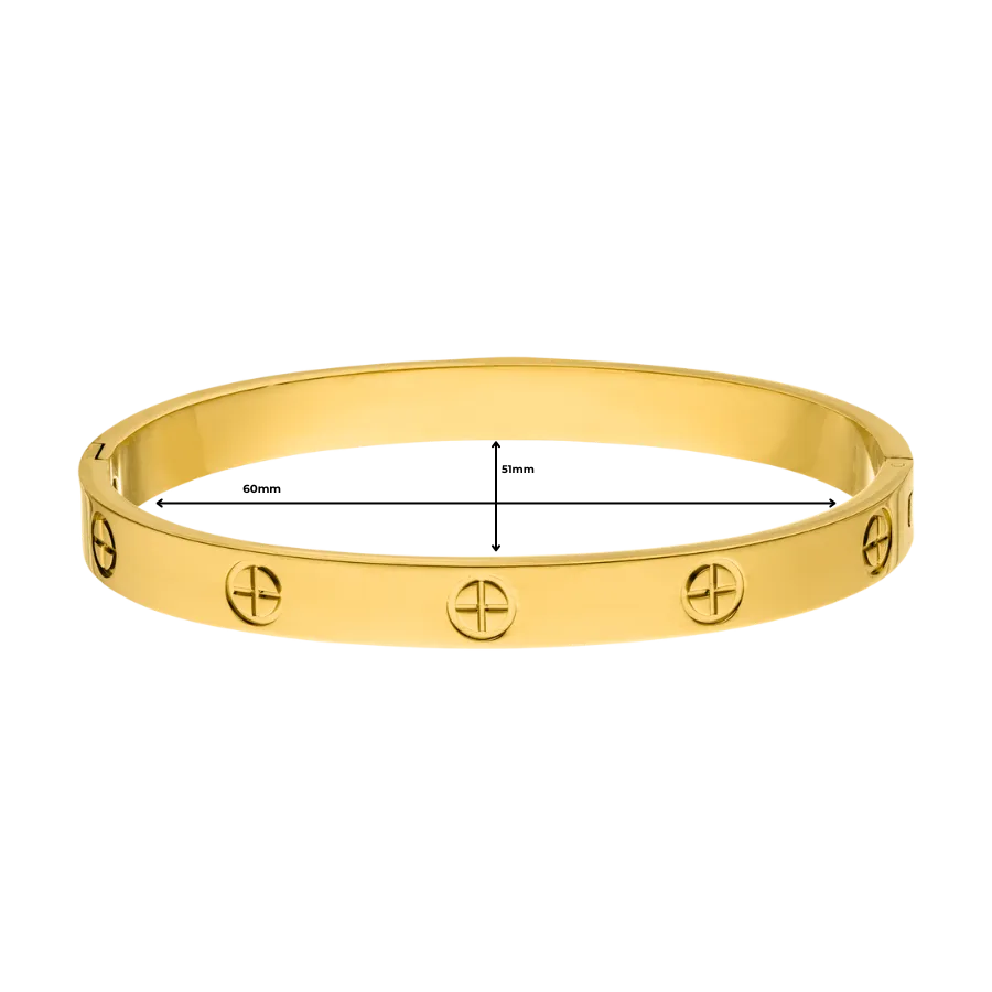 Timeless Deluxe Armreif 14K Vergoldet
