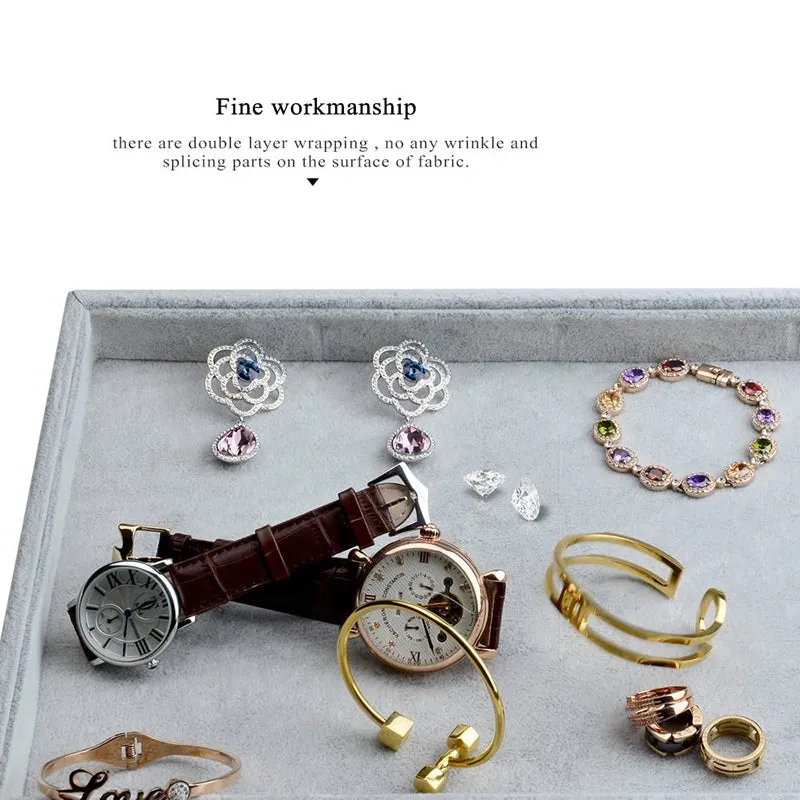 Velvet Stackable Jewelry Tray P00101