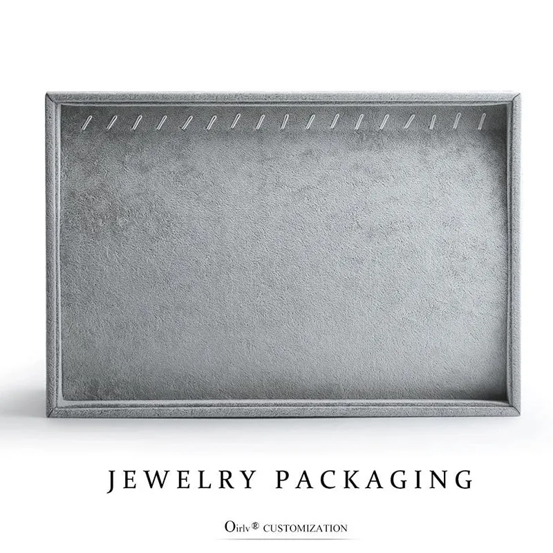 Velvet Stackable Necklace Bracelet Jewelry Display Tray P00105